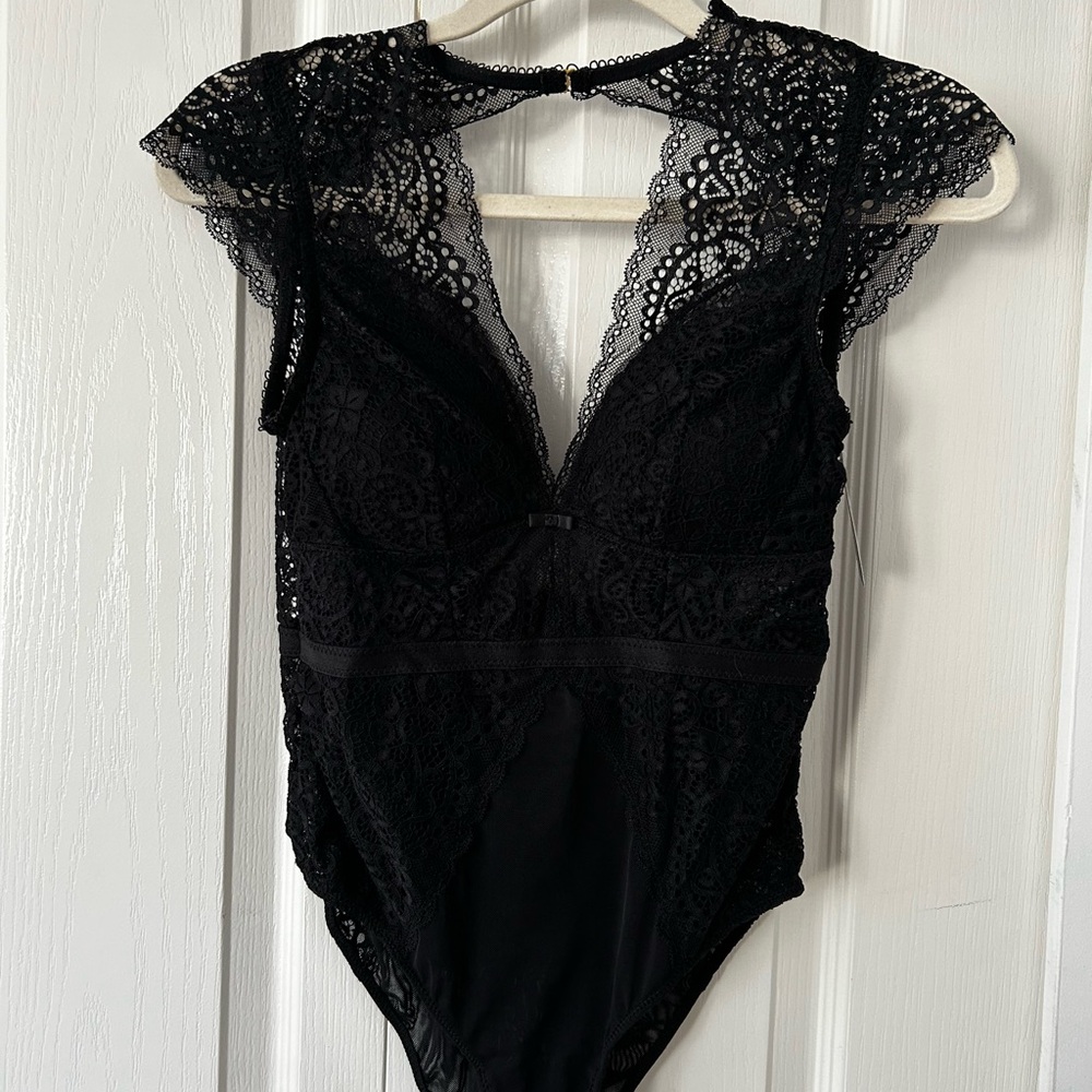 Black Lace Bodysuit